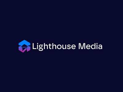 Lighthouse Media | Logo Design brand identit branding custom icon custom logo custom monogram icon lighthouse lighthouse logo logo logo design logo designer logo icon media logo monogram photography logo unique