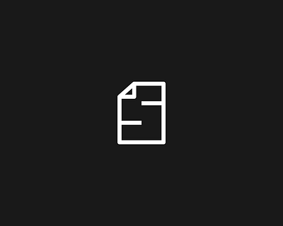 S / Save download folder icon letter s logo monogram negative space s icon s logo save save icon