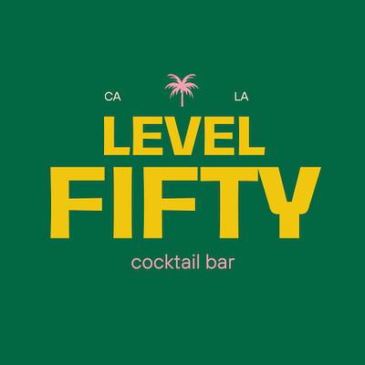 Level 50 adobe illustrator bar bar lounge brand brand design brand identity branding cocktail bar design drinks freelance freelance designer graphic design graphic designer illustration logo logo design los angeles portfolio rooftopbar