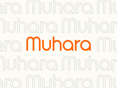 Muhara - Modern Sans Serif Font font logo design logo font logo type minimalist modern font typography