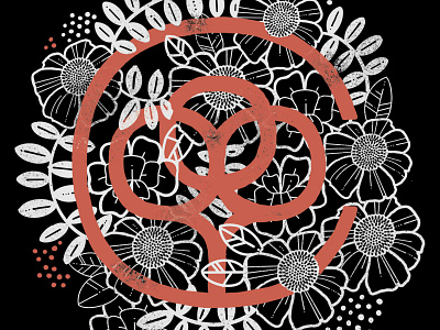 Cotton Bureau 10th Birthday Logo branding illustration logo