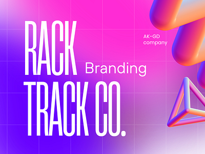 Logo for rack and track company branding