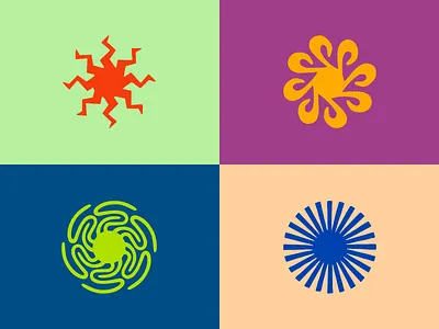 Sun Illustrations graphic icon illustration logo paradise sun sunshine tropical vector