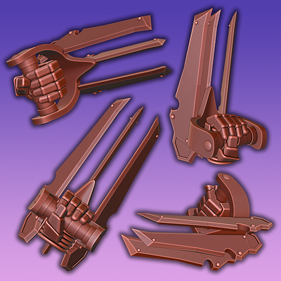 SciFi weapon 3d 3d art 3d model 3d printing 3d sculpting blender design illustration ui warhammer