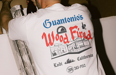 Guantonio's T-Shirt merchandise print restaurant merch restaurant merchandise t shirt tshirt