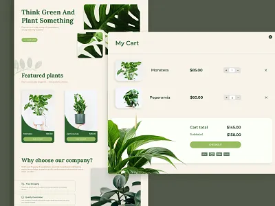 Shopping card UI ui