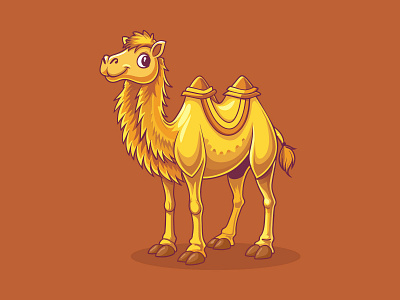 Camel Vector Illustration artist digital illustration graphic design icon illustration illustration art logo vector
