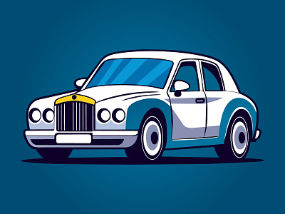 Royal Car Vector Illustration car design digital illustration graphic design illustration illustration art vector
