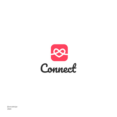 Connect Logo app app logo brand brand design branding business logo daily logo daily logo challenge dating app day 41 logotype modern logo
