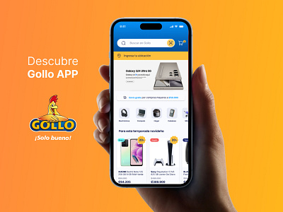 Gollo APP app mobile cards ecommerce shop store ui design uiux