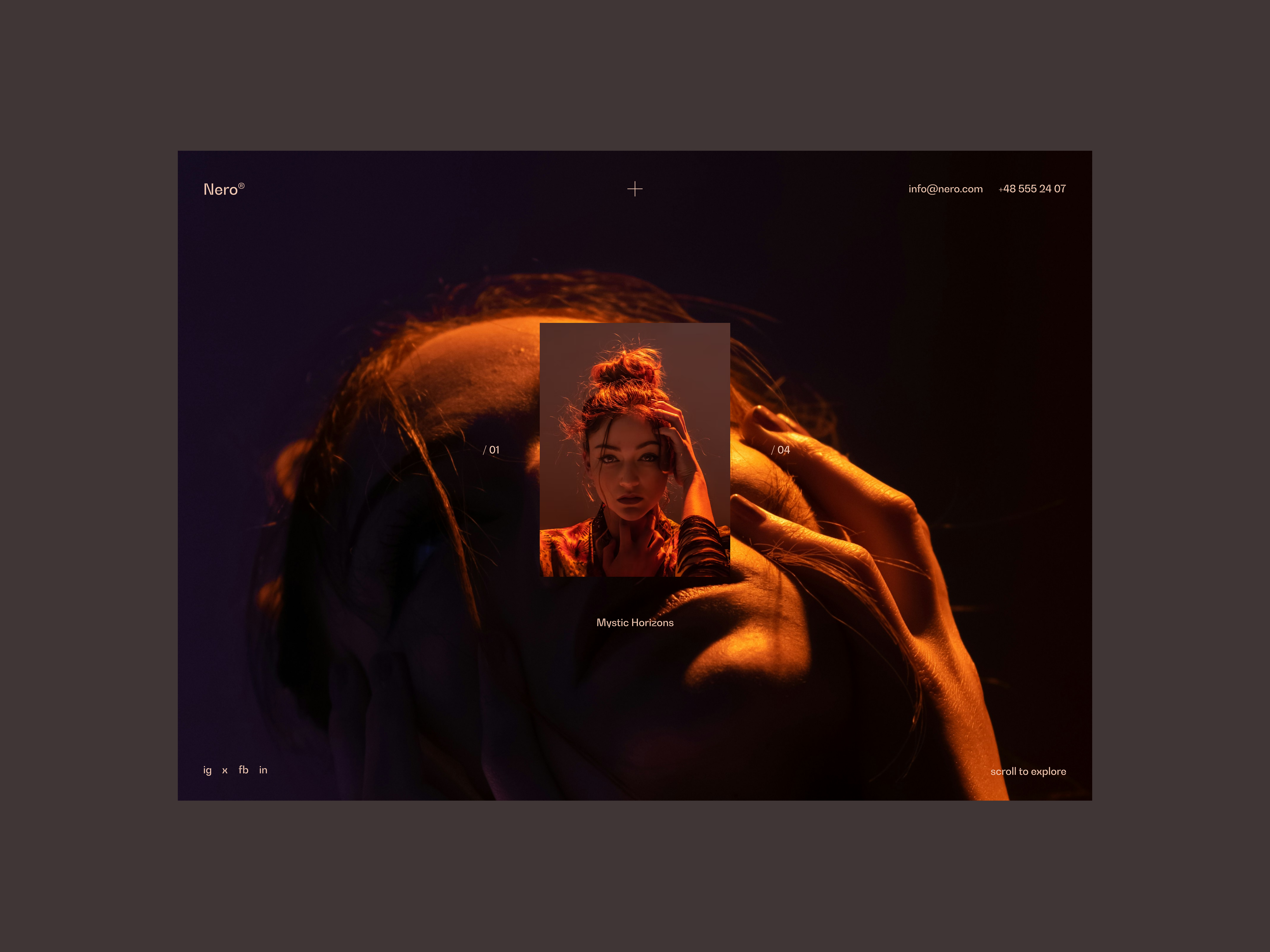 Nero - Agency Website agency elegant figma interaction landing page layout luxury minimal prototype slab slabdsgn website