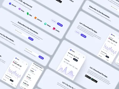 slothUI - World's Laziest Design System - CTA Section Layout UI call to action call to action ui clean cta section design system figma minimal purple saas saas ui saas ui kit saas web design saas website simple slothui soft ui design ui kit web design website design