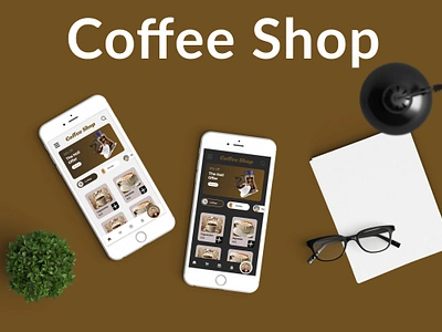 Coffee Shop App UI/UX Design figma food app mobile app ui ui design ui ux design uiux user experience user interface ux ux design website