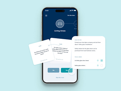 Starship Foundation - Home Safety Checklist checklist app convenient design home safety app mobile design nz app product desgn safe kids safety app ui ux