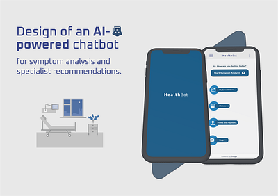 Healthbot - AI Powered ai chatbot design figma ui user flow ux