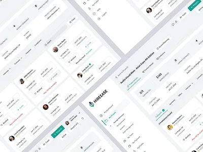 Hireease Acquisition Dashboard Design dashboarddesign designcommunity hiring recruitment ui userexperience ux