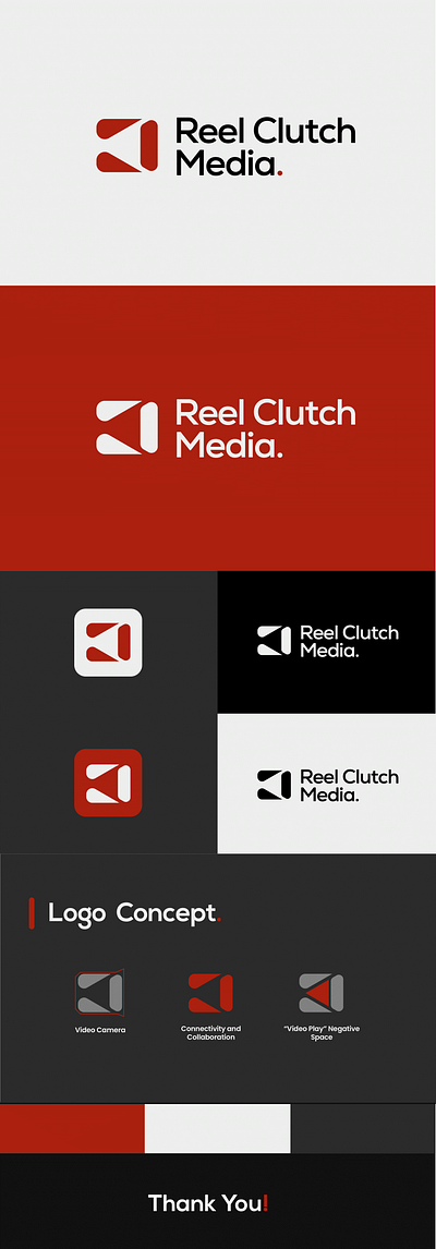 Reel Clutch Media - Logo Design brand identity branding design graphic design illustration logo typography vector visual branding visual identity