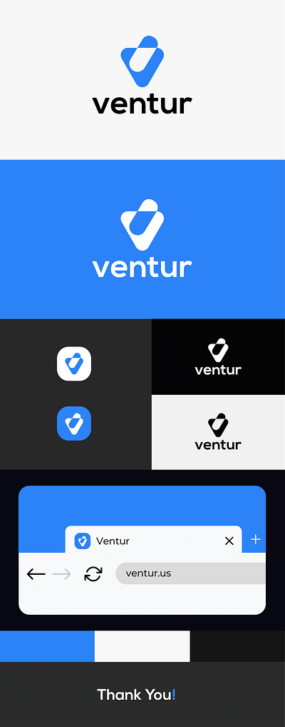 Ventur - Logo Design branding design graphic design illustration logo typography vector
