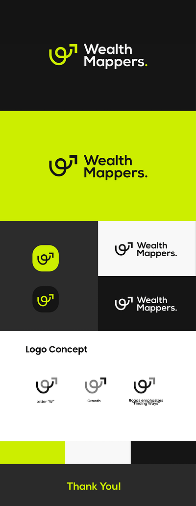 Wealth Mappers - Logo Design branding design graphic design illustration logo typography vector