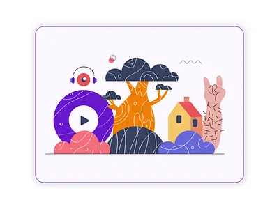 Vector Illustration design fun illustration illustration ui ux vector