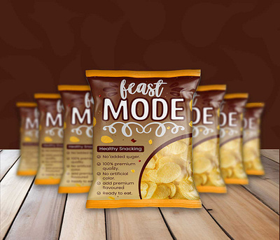 Chips Packaging Design. animation branding graphic design label design logo motion graphics