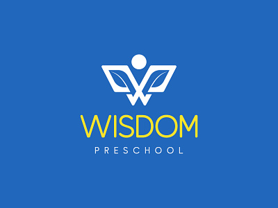 Wisdom preschool logo, Letter w + Book + Leaf + Person book logo brand identity branding creative logo education logo eye catchy logo letter mark w logo logo design logodesigner logos logotype minimal modern logo preschool logo unique logo w logo design wisdom logo