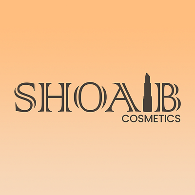 Shoaib Cosmetics Logo branding graphic design logo