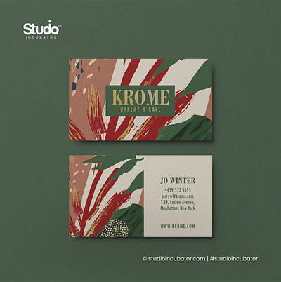 KROME - Bakery & Cafe Branding, Experience Design logo design