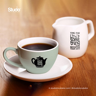 A Little Something - Coffee House Branding, Experience Design logo design