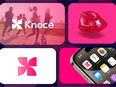 Knoce modern and luxury business logo design branding design graphic design illustration logo minimal logo modern logo tech logo ui vector