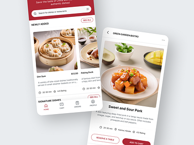 DragonBite: Food Delivery App Concept app app design concept dailyui delivery design food delivery food delivery app minimal mobile app ui ux