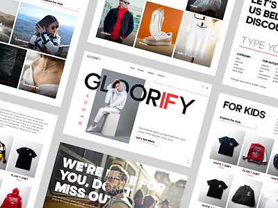 GLORIFY ~ Website app branding design graphic design health illustration logo ui ux vector