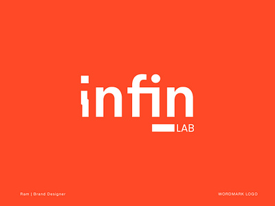 Infin Lab Logo Design abstract logo animation brand identity branding design illustration logo logo design monogram ram evercrest ui