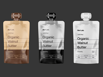 Walnut Butter Packaging brand design food graphic design logo packaging