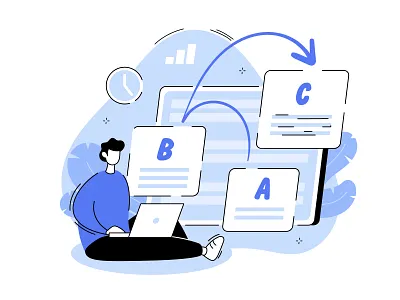 Planing and organizing. Flat business illustration abstract adobe illustrator blue business flat man management office organizing people plan planing time timemanagement vector web illustration woman work
