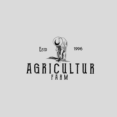 Agricultur vintage logo branding design farm logo graphic design ilustration logo logo design retro ui ux vector vintage logo