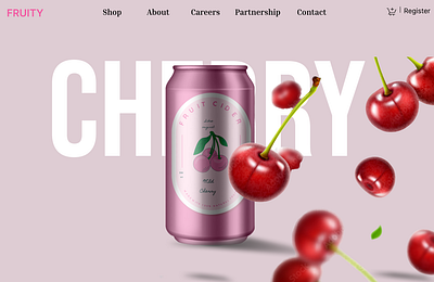 landing page graphic design ui