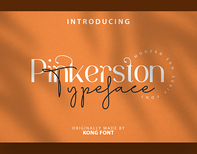 Pinkerston - sans serif Font 3d animation branding design font graphic design handwritten illustration italic logo logotype motion graphics script typeface ui