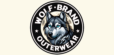 Wolf-Brand-Outerwear-Logo-1600 app branding design graphic design illustration logo logos typography ui vector