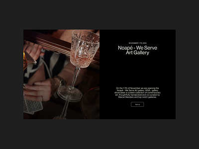 Noapé wine web design clean design minimalistic onepager ui webdesign