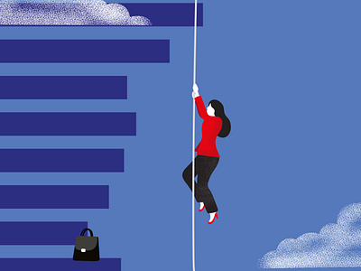 Gender Gap editorial gender illustration magazine press statistic woman