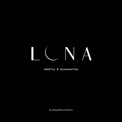 LUNA brand design branding logo logo designer