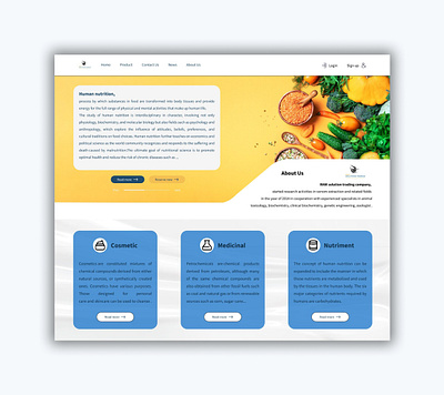 Landing Page ui