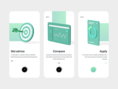 Onboarding screens for iOS app design ios onboarding ui ux