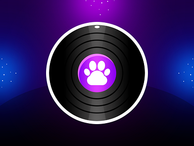 Piano Cat Tiles: Song Icon cat paw cat tiles disc game icon game ui icon mobile game music music game paw piano piano game piano tiles song ui uiux vintage disc vinyl vinyl disc vinyl icon