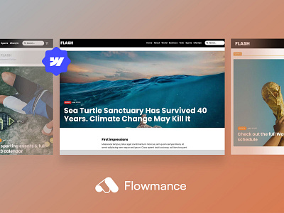 🌟 Introducing Flash – The Ultimate Blog Webflow Template! 🌟 agency template design illustration template webflow webflow template webflowtemplate websitedesign