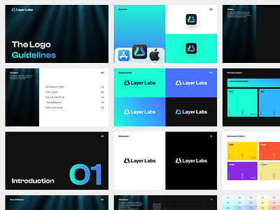 Layer Labs | Brand Guidelines branding branding and identity crypto branding crypto logo guidelines identity branding logo design logo design branding logotype presentation saas brand identity saas logo web3 branding