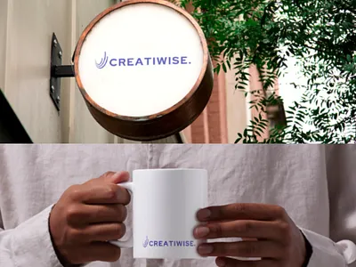 Rebranding CREATIWISE Logo logo deisgn viraj patel