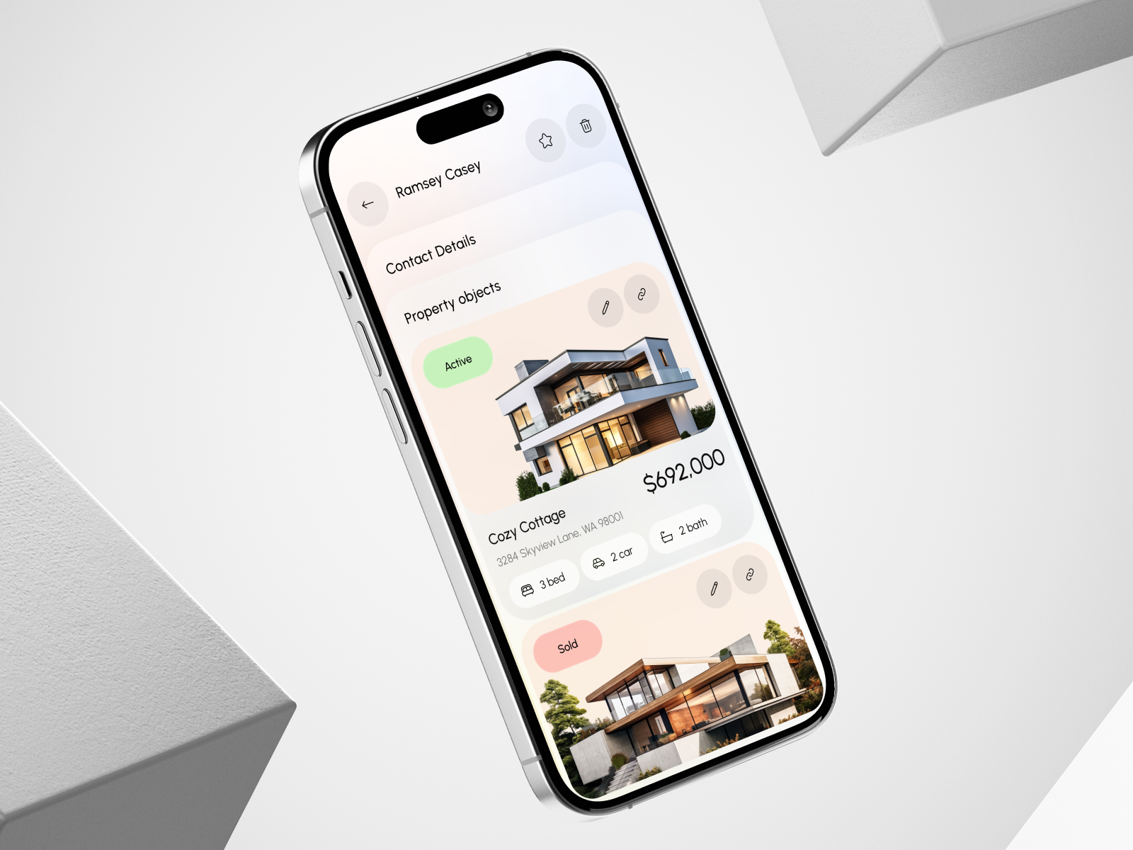 Top Producer - Real Estate CRM Dashboard admin ai ai app app app design b2b business crm dashboard design management mobile mobile app product design proptech real estate saas software ui ux