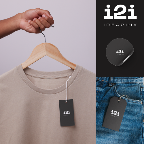 Idea2Ink Logo clothing brand logo logo design